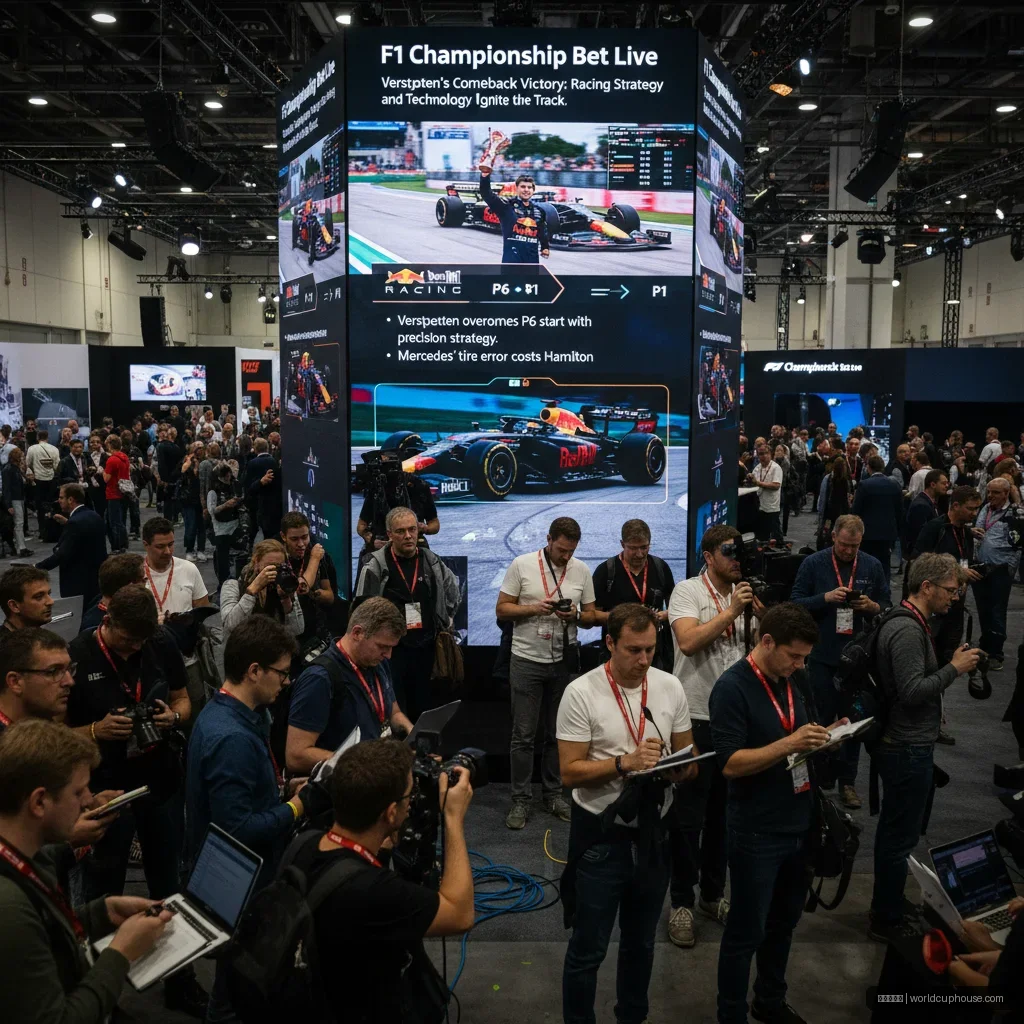 世界杯投注 - 世界杯投注直播 - 维斯塔潘逆袭夺冠，赛车策略与科技引燃赛场 配图1